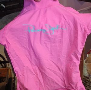 Girls small Panama jack rash guard